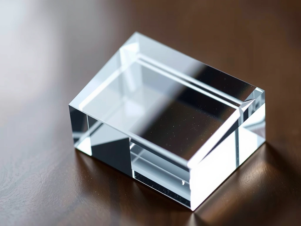 Refraction of light representing data clarity